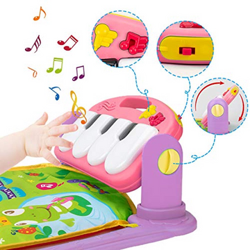 HiBaby 3-in-1 Interactive Play Mat- Pink