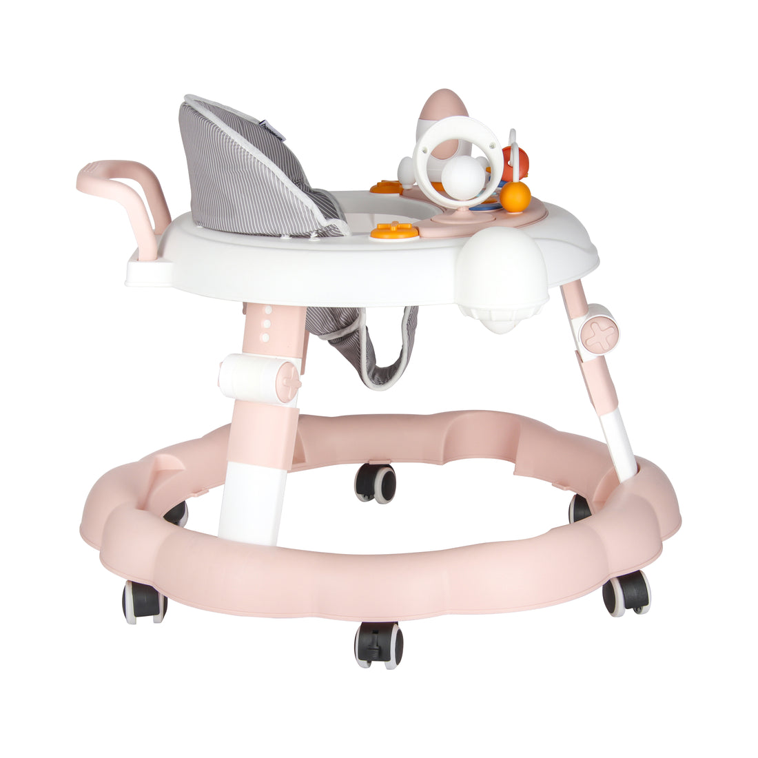 HiBaby 5-in-1 Luxe Baby Loopstoel - Pink