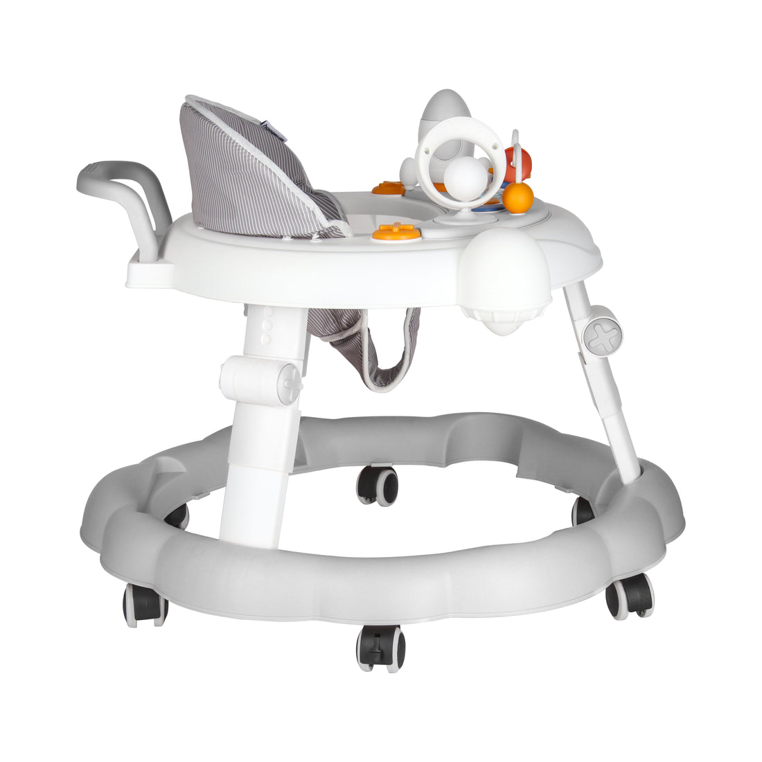 HiBaby 5-in-1 Luxe Baby Loopstoel - Gray